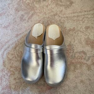 Sandgren Tokyo clog silver 39